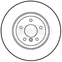 BORG & BECK Тормозной диск BBD5976S